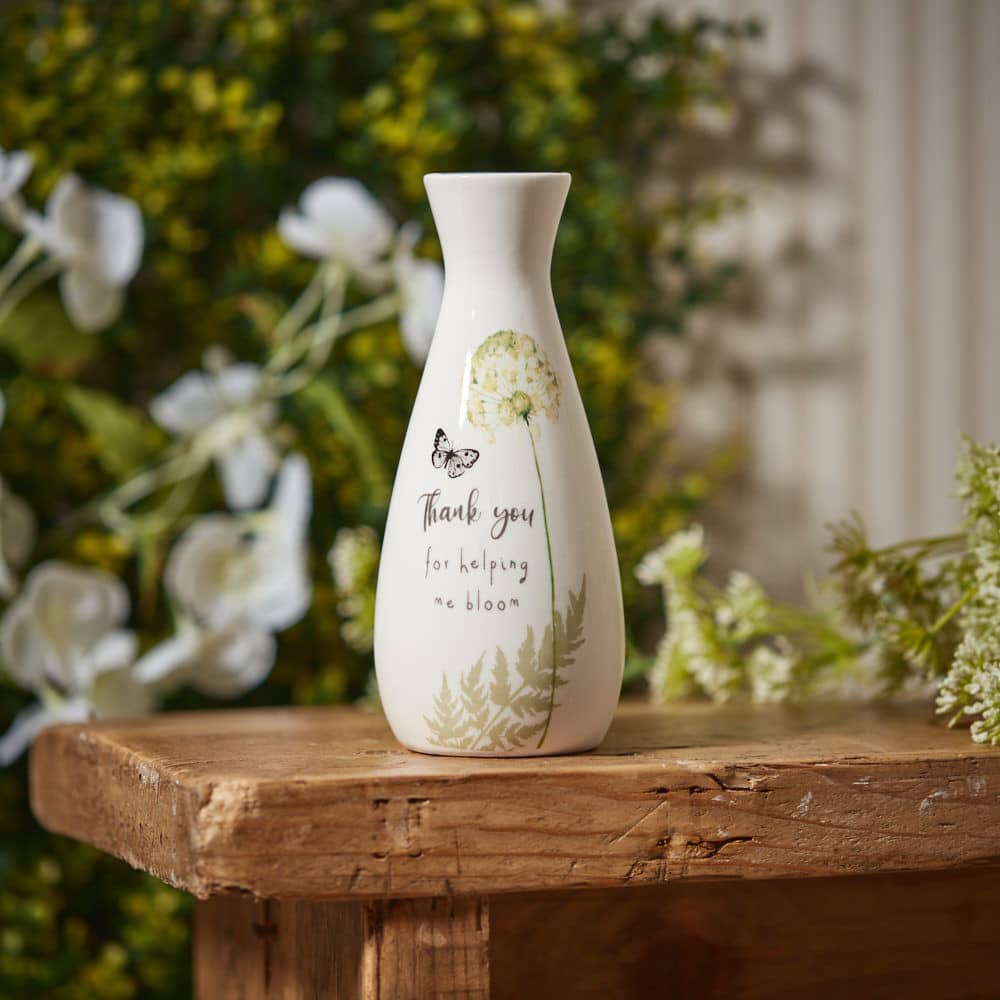 CERAMIC THANK YOU VASE Carlys