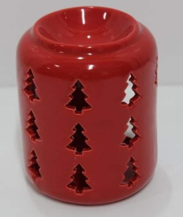 Red Christmas Tree Wax Warmer – Carlys