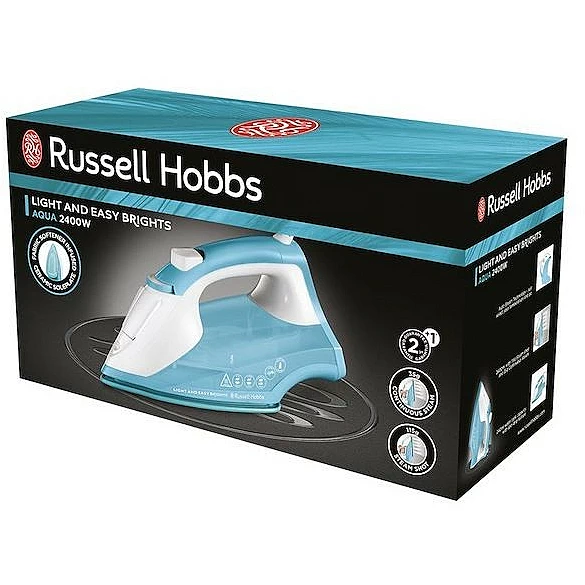 Iron Russell Hobbs Light & Easy, White/Blue 2400W