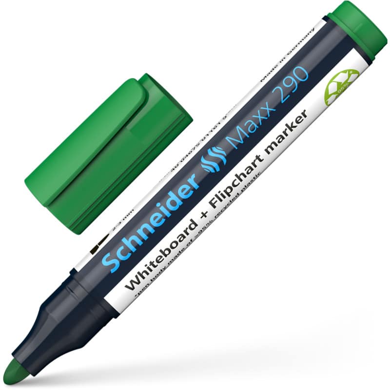 WHITEBOARD MARKER GREEN MAXX 290