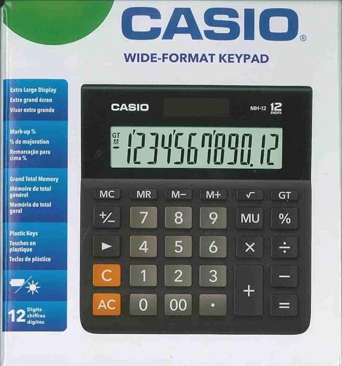 Casio mh-12 Pocket Calculator