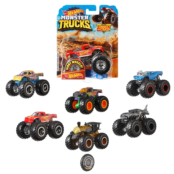 Hot Wheels Monster Trucks Blister Packs x 1pc Assortment