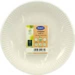 Party Plates 20pcs 23cm round White