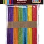 Brons Color Narrow Wooden Rods