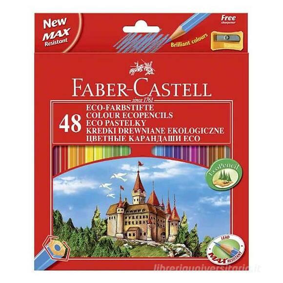 31st in Colored pencils Case of 48 hexagonal colored pencils with sharpener