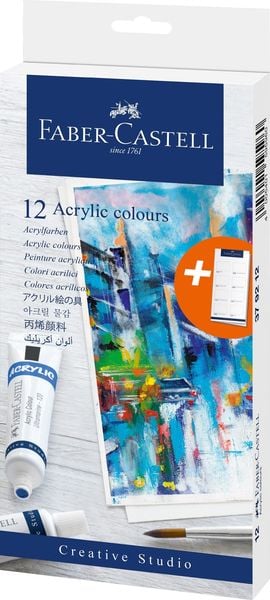 Faber-Castell acrylic paint set of 12