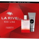 La Rive Red Line eau de toilette 90 ml + shower gel 100 ml, gift set for men
