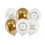 Balloons 30 cm, God Bless, mix: 1pkt/6pc