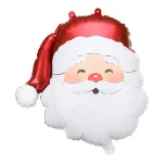 Party Deco Helium Foil Balloon 42 x 43.5cm - Santa Claus
